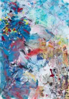 Jenny Stadler, Abstract, mixed media with collage on paper