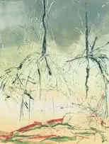 Mangrove Duet by Kim Berman, colour monotype on paper, sold Oct 2023