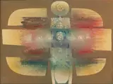 Larry Scully, Geometric Abstract, oil on canvas