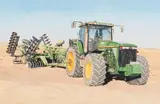 Sipho Ndlovu, John Deere 8400, oil on canvas