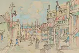 Gregoire Boonzaier, Street Scene