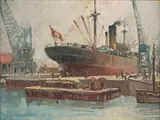 Nils Andersen, Harbour Scene