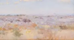 Paul Wiles, Bush Landscape, oil on board