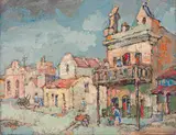 Gregoire Boonzaier, House with Verandah, Dist Six