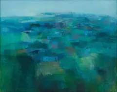 Jane Tully Heath, Midlands Summer, oil on canvas
