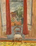 Enslin Du Plessis, An Interior at the Home of Edward Wolfe, oil on board