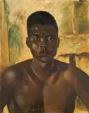Belgian School, Portrait of a Man, oil on canvas laid down on board