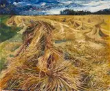 Anthony Rossiter, Harvest Field, oil on canvas