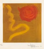 Hans Hofmann, Untitled, offset lithograph, screenprint and stencil on card
