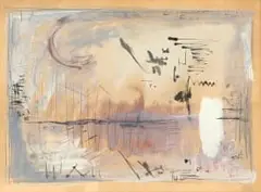 Bram Bogart, Untitled No 29, gouache and pencil on paper