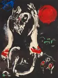 Marc Chagall, Isaiah, Bible No. 1 (Cramer 25, Mourlot 141), 1956, colour lithograph on card laid down on paper