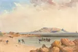 Thomas Bowler, Table Bay, Cape of Good Hope, watercolour on paper