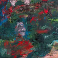 Jessica Webster, Crystal Chambers No. 2, mixed media on canvas