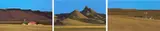 John Meyer, Karoo Scenes, three, acrylic on board