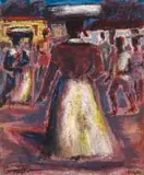 Gerard Sekoto, Figures on a Street