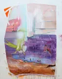 Nada Baraka, A Carnival to My Ears, 2023, acrylic and oil on linen
