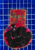Boemo Diale, When you see a sign III, mixed media on paper