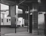 David Goldblatt, On the street corner of Pim and Goch Streets, under the M1, Newtown, December 1975
