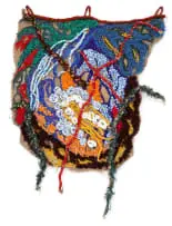 Fiker Solomon, Web of Life 8, jute and cotton thread tapestry