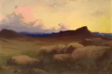 Allerley Glossop, Solitude, oil on board