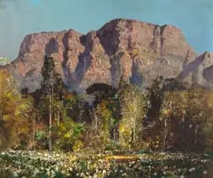 Pageant of Spring, Newlands by Robert Gwelo Goodman, oil on canvas, sold Feb 2024