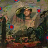 Wayne Barker, Chris Hani, digital print and enamel on canvasboard