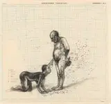 Diane Victor, Afrikaanse Taalatlas, charcoal on found map