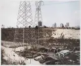 David Goldblatt, Squatter camp, slimes dam and the city from the southwest, Johannesburg. 12 July 2003