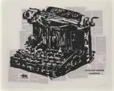 The Full Stop Swallows the Sentence by William Kentridge, 2012, lithograph and collage printed on various papers attached to Velin Arches White 400 gsm paper, sold Sep 2023