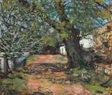 Harry Stratford Caldecott, Oak Tree, Oude Libertas, oil on canvas