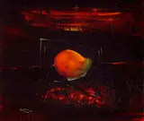 Alexis Preller, Crucifixion Mango, oil on canvas