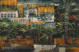 Arabia by Walter Battiss, oil on canvas laid down on board, sold Sep 2023