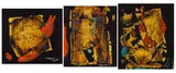 Alexis Preller, Iliad, triptych, oil and gold leaf on board