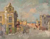 Gregoire Boonzaier, Dist (sic) Ses Hanoverstraat, Kaap (District Six, Hanover Street, Cape)