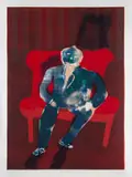 Robert Hodgins, My C.E.O., lithograph on paper
