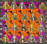 Steven Cohen, Alice in Wonderland, 1988, screenprint on cotton fabric