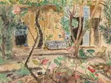 Maud Sumner, No. 85 Cecil Higgs' House, watercolour on paper