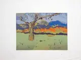 Autumn Kametolei by Alice Goldin, screenprint on paper, sold Sep 2023