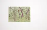 Spring Green by Alice Goldin, screenprint on paper, sold Sep 2023