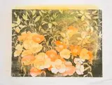 Spring Fever by Alice Goldin, woodblock print on paper, sold Sep 2023