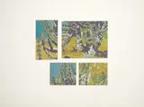 Euphorbia State I by Alice Goldin, screenprint on paper, sold Sep 2023