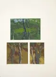 Summer to Autumn by Alice Goldin, screenprint on paper, sold Sep 2023
