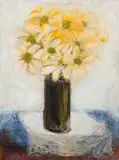 Pieter van der Westhuizen, Yellow Flowers in a Vase
