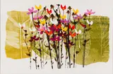Flowers by George Boys, oil on paper, sold Sep 2023