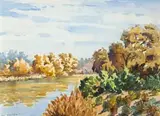 Nils Andersen, Landscape with River