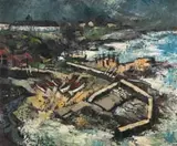 George Enslin, Hermanus, oil on canvas
