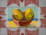 Nicolaas Maritz, Still Life with Two Lemons in a Red Bowl