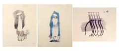 Gavin Jantjes, Abstract Figural Compositions, three, lithograph on paper