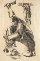 Ezrom Legae, Builders, graphite on paper
