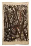 Cecil Skotnes, Figure in a Landscape, tapestry